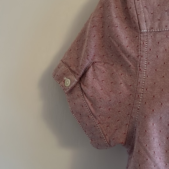 Tommy Hilfiger VGUC light purple button down short sleeved blouse, cotton. - Picture 16 of 16